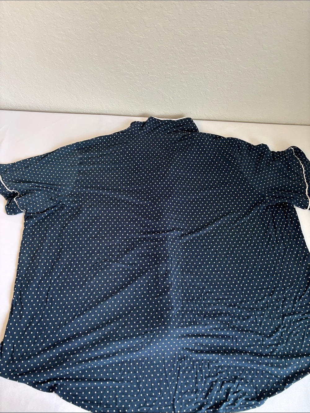 Victoria's Secret Navy Blue Polka Dot Pajama Set - Picture 5 of 6